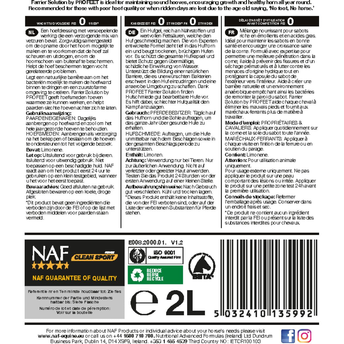 NAF Farrier Solution