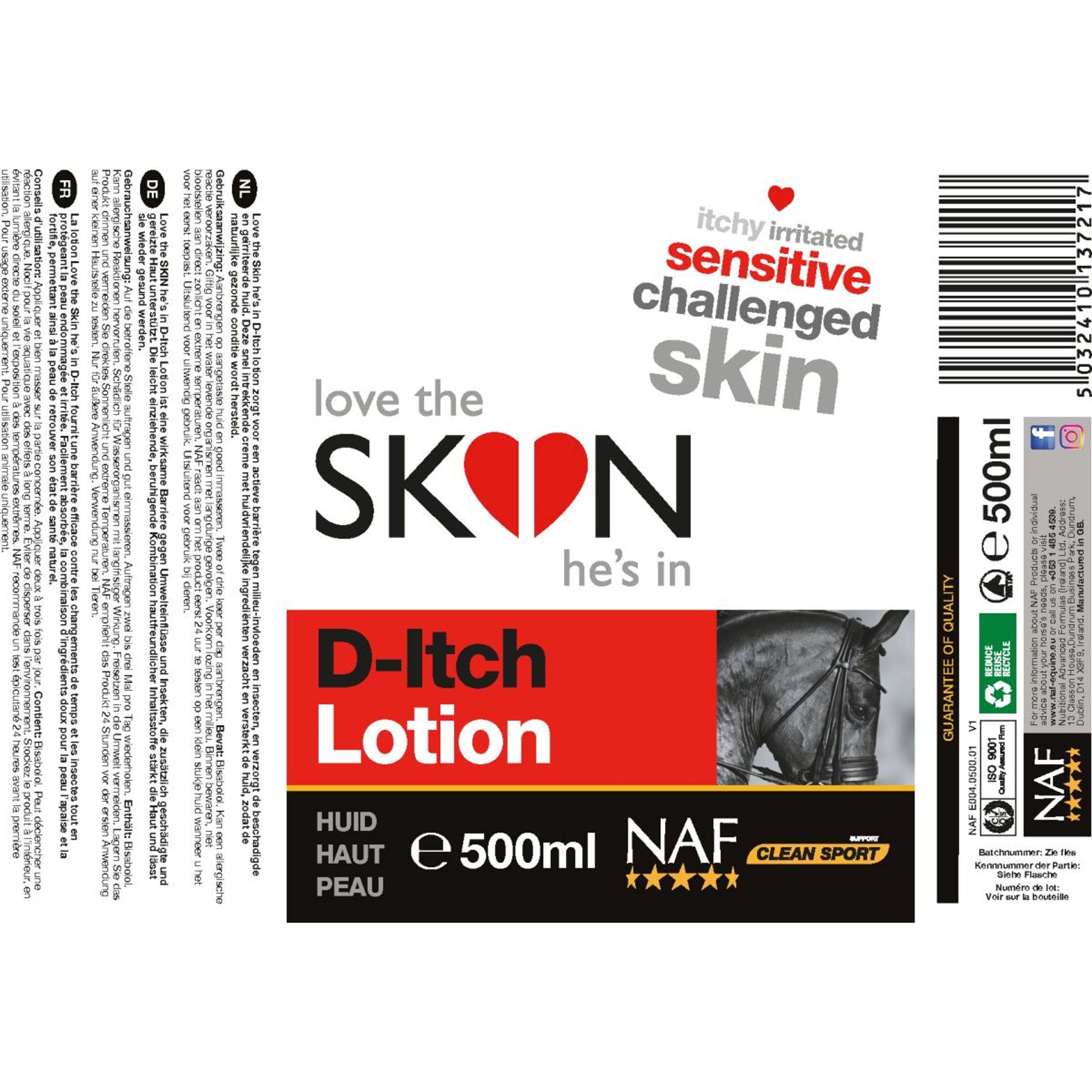 NAF Love the SKIN hes in D-Itch Lotion NAF Love the SKIN hes in D-Itch Lotion