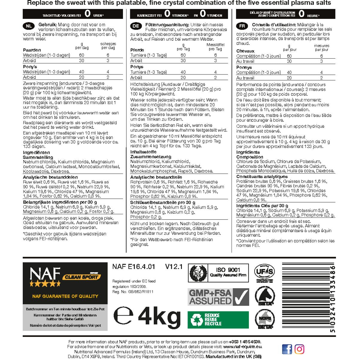 NAF Elektrolyten Salts