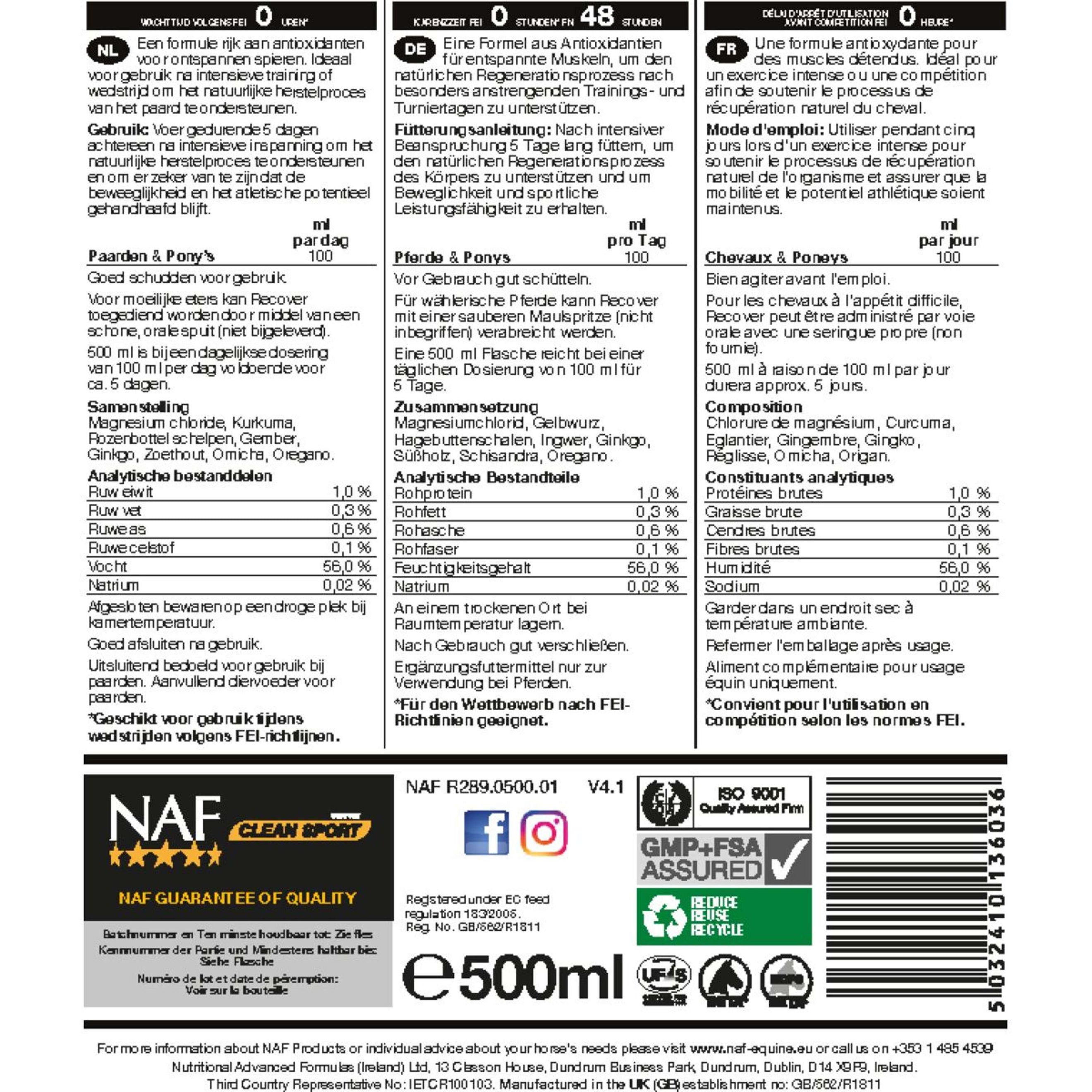 NAF Recover NAF Recover