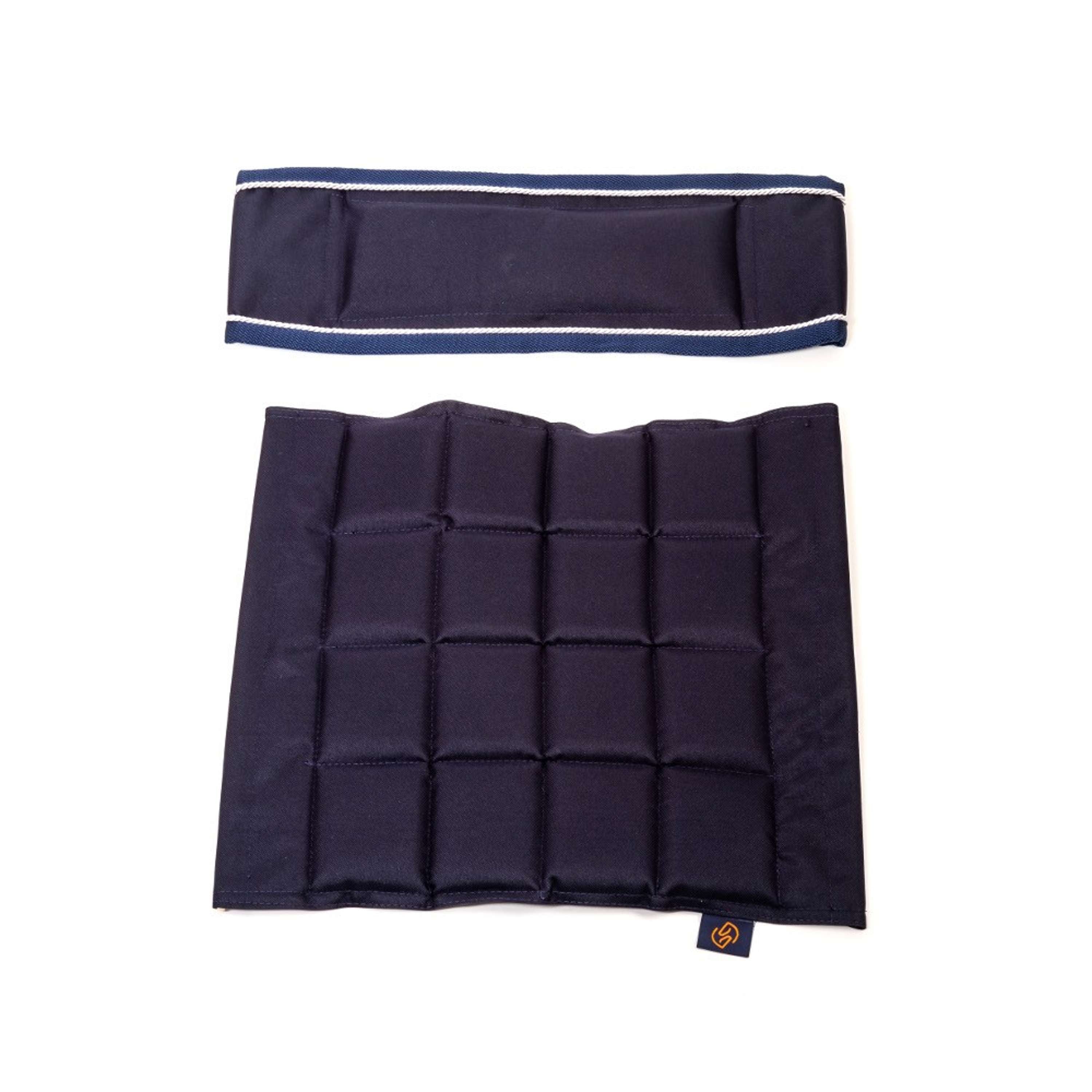 Trust Zitting en Rug voor Regisseursstoel Navy/Zilver