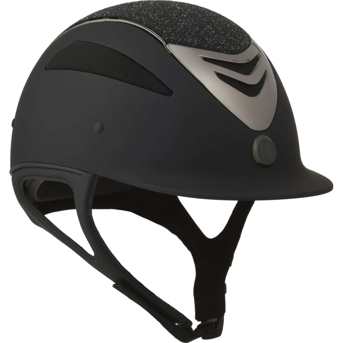 OneK Cap Defender Pro Matt Glitter Zwart/Chroom