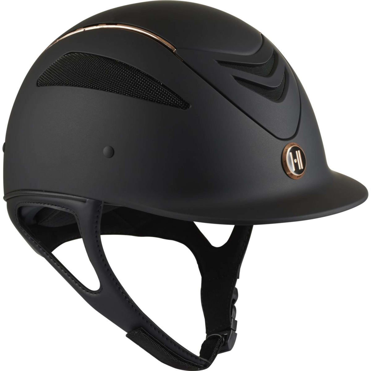 OneK Cap Defender Pro Matt Rosegold Lijnen Zwart