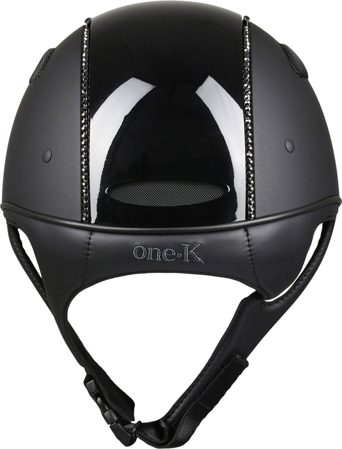 OneK Cap Defender Glossy Top Swarovski Zwart