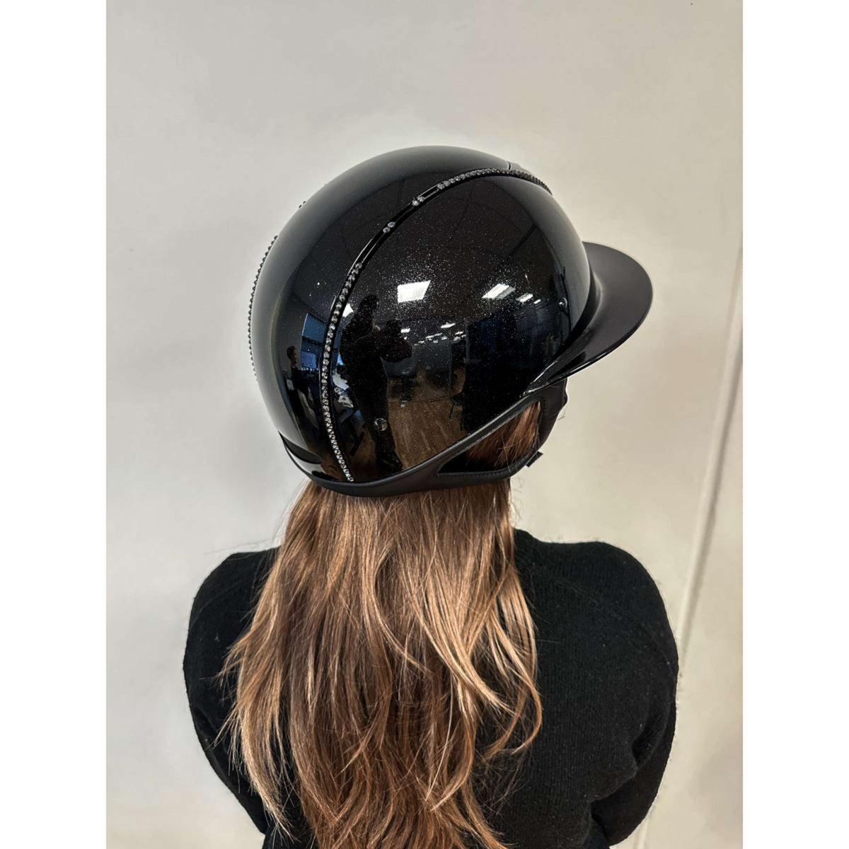 OneK Cap Avancé Lux Shimmer Black Swarovski Zwart