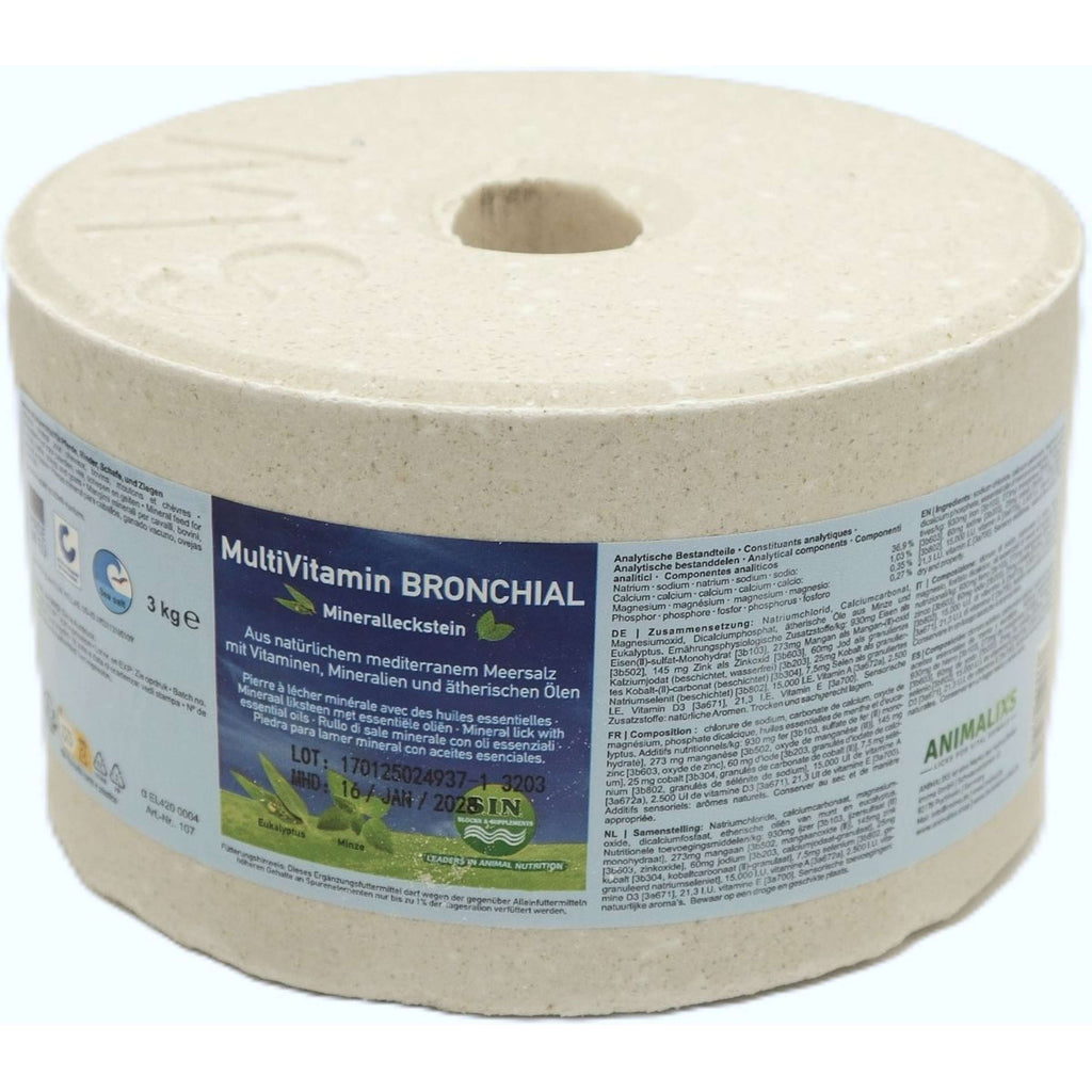 Animalixs Liksteen Multivitamine-Bronchial