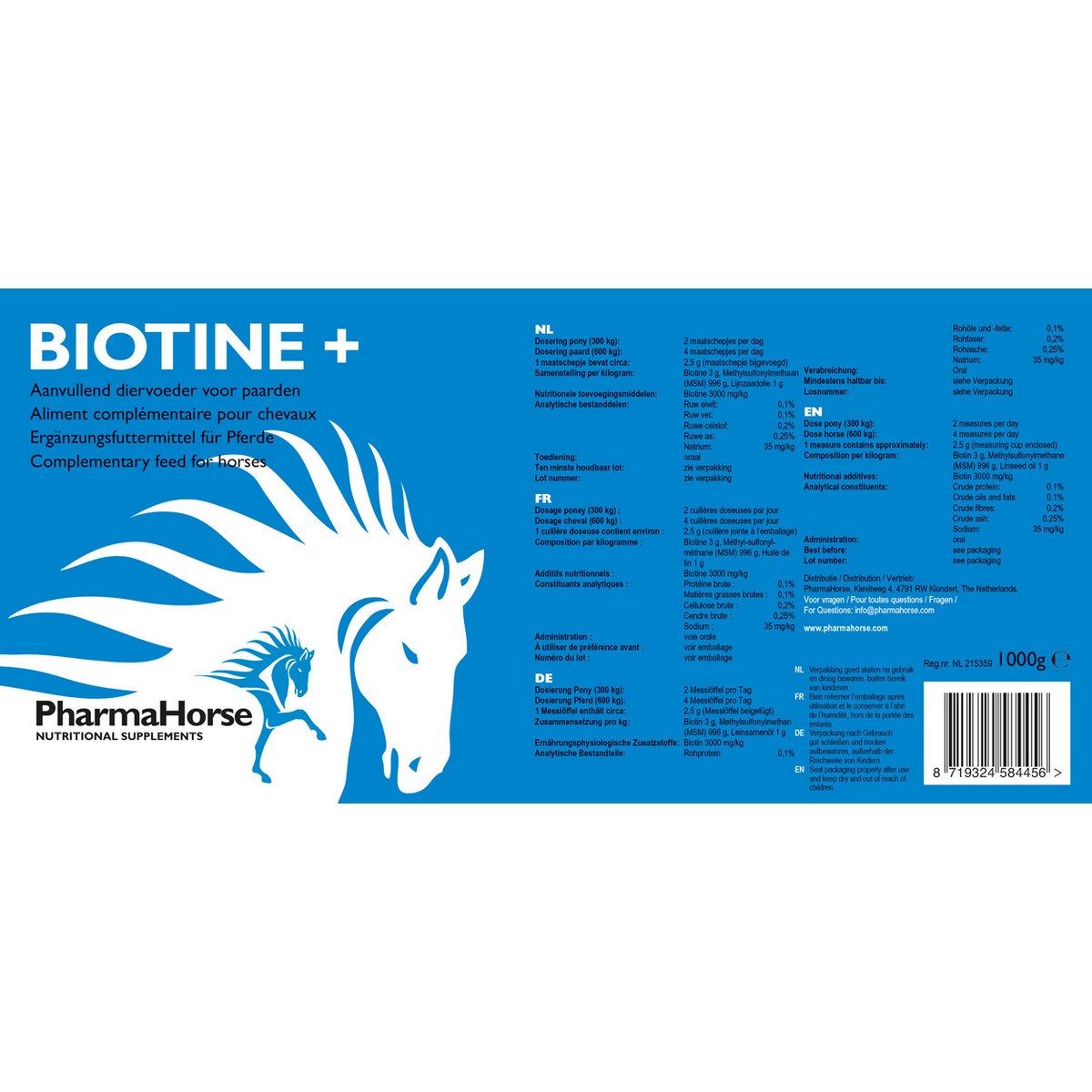 PharmaHorse Biotine Plus