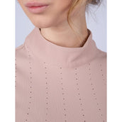 Dinja x PS of Sweden T-shirt SS Geperforeerd Dusty Rose