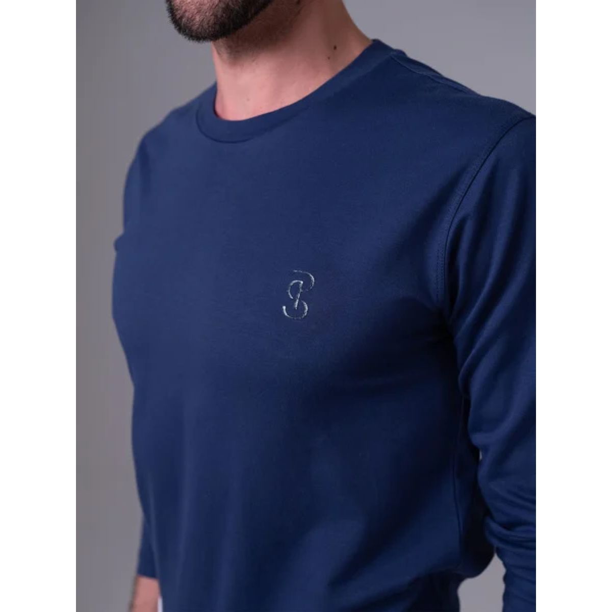 PS of Sweden Longsleeve Aiden Heren Navy