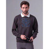 PS of Sweden Sweatshirt Carl Monogram Heren Donkergrijs