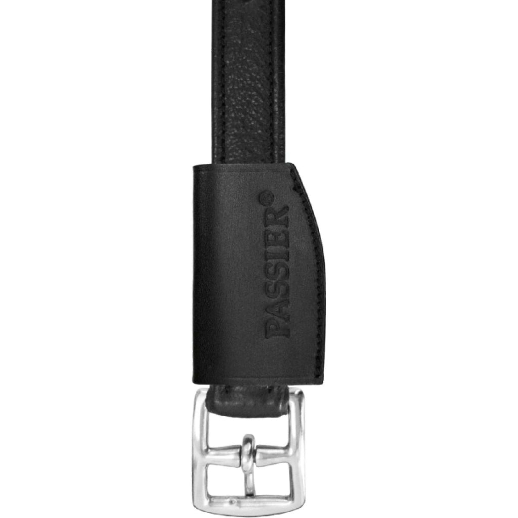 Passier Stijgbeugelriemen Velvet Touch Mono Zwart