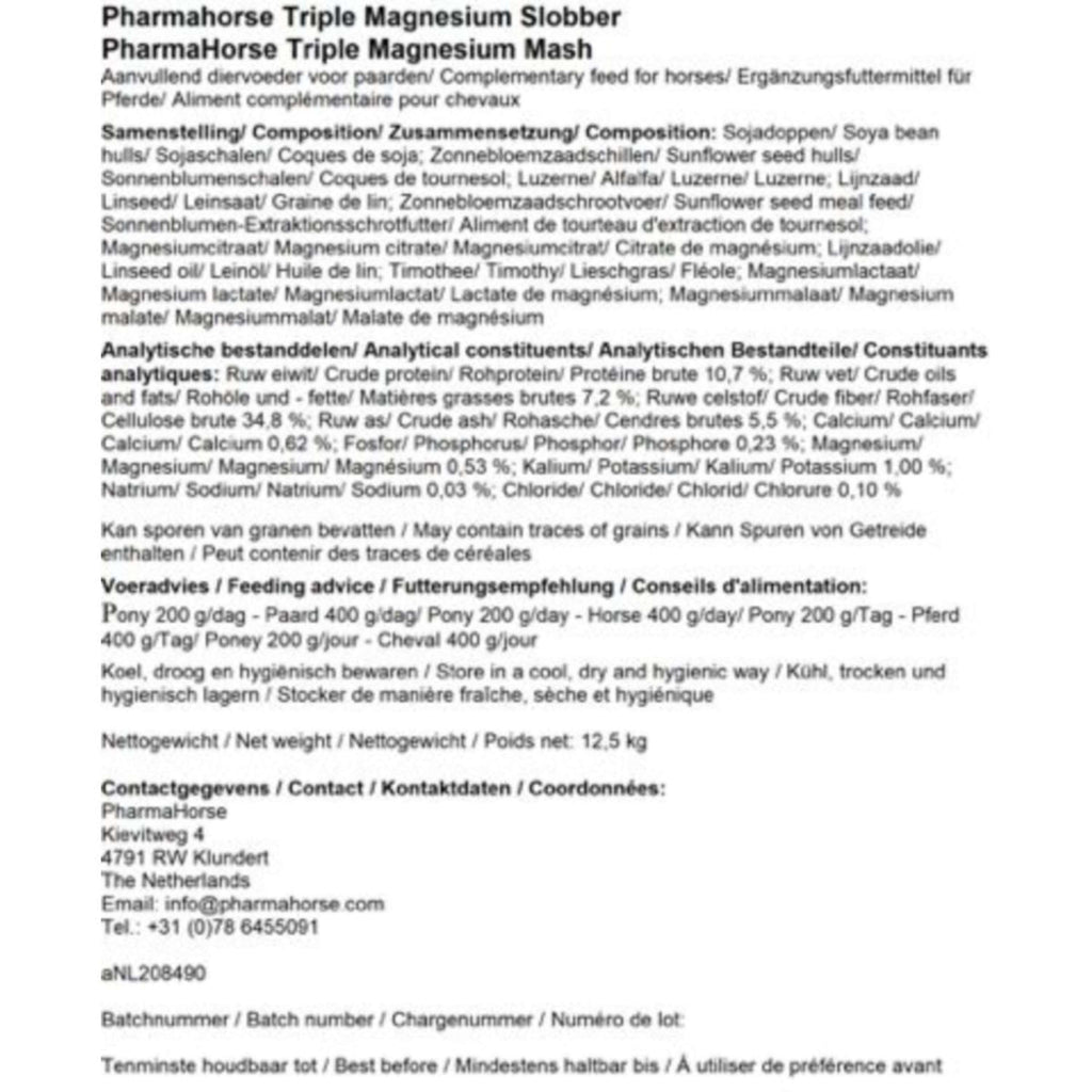 PharmaHorse Slobber Triple Magnesium