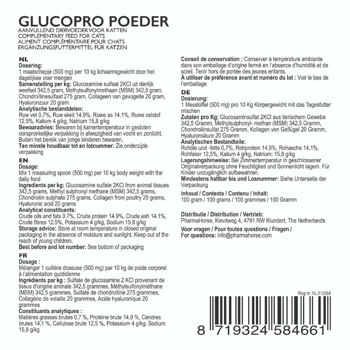 PharmaCat GlucoPro Poeder