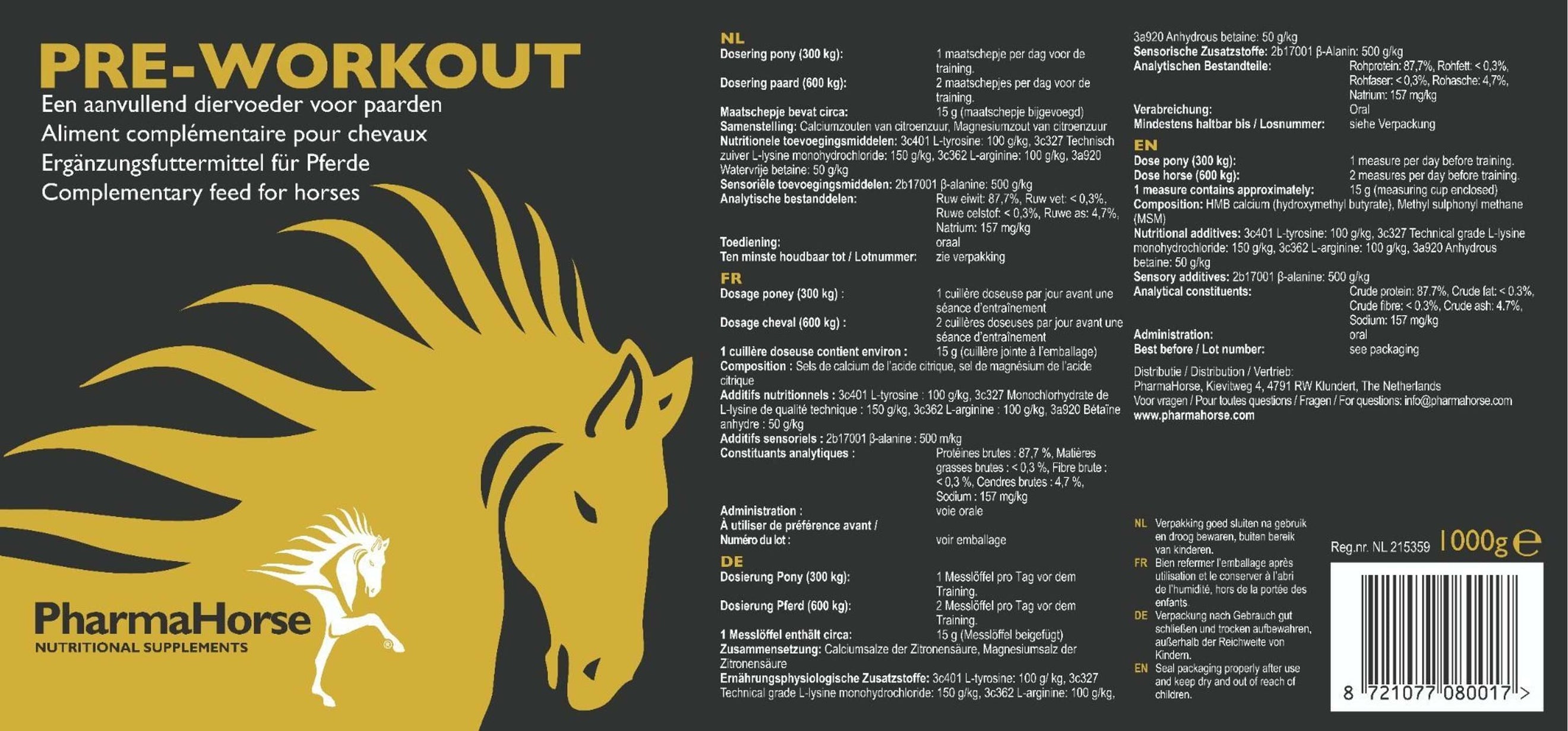 PharmaHorse Pre-Workout PharmaHorse Pre-Workout