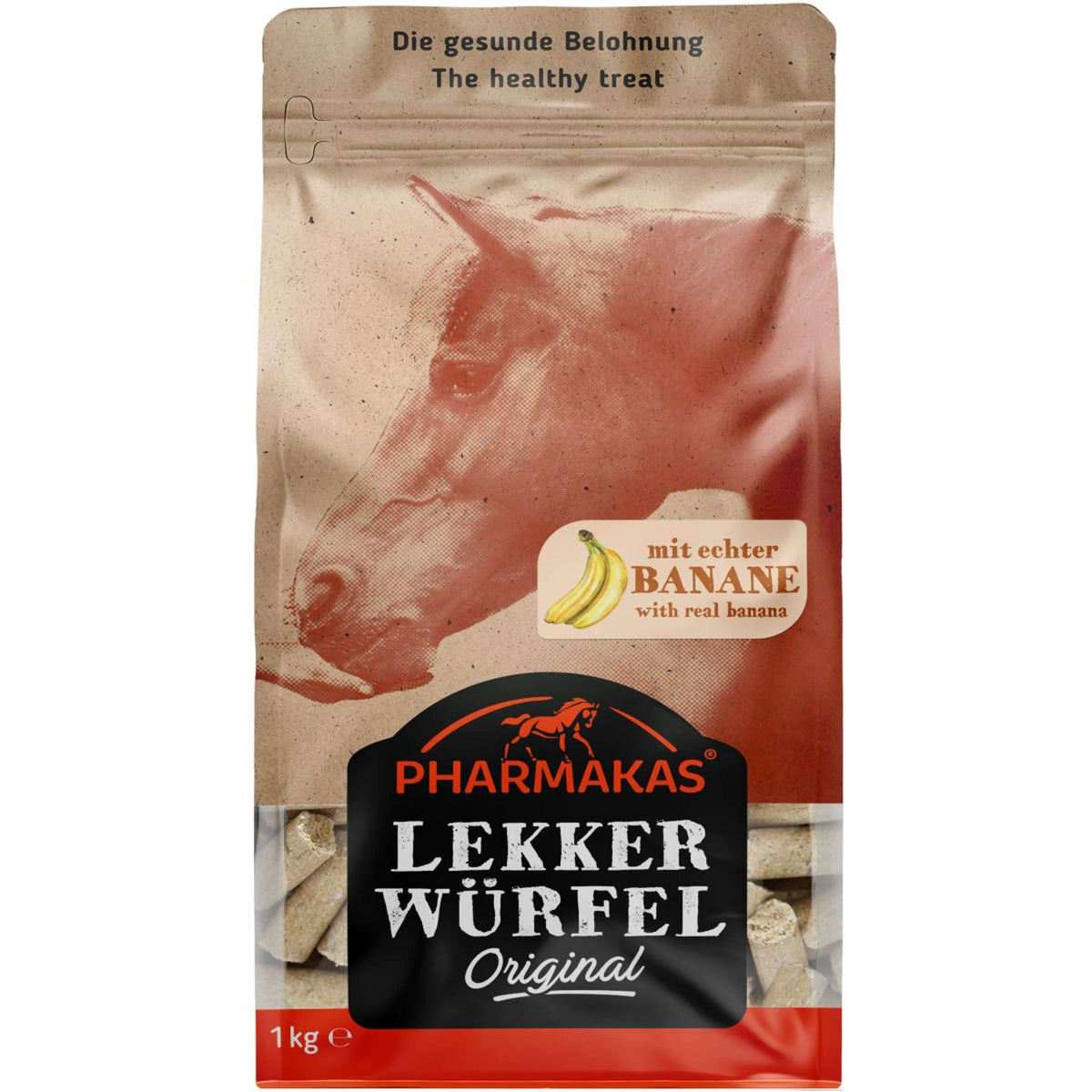 Pharmakas Paarden Snoepjes Lekkerwüfel Banana Banana Sweeties