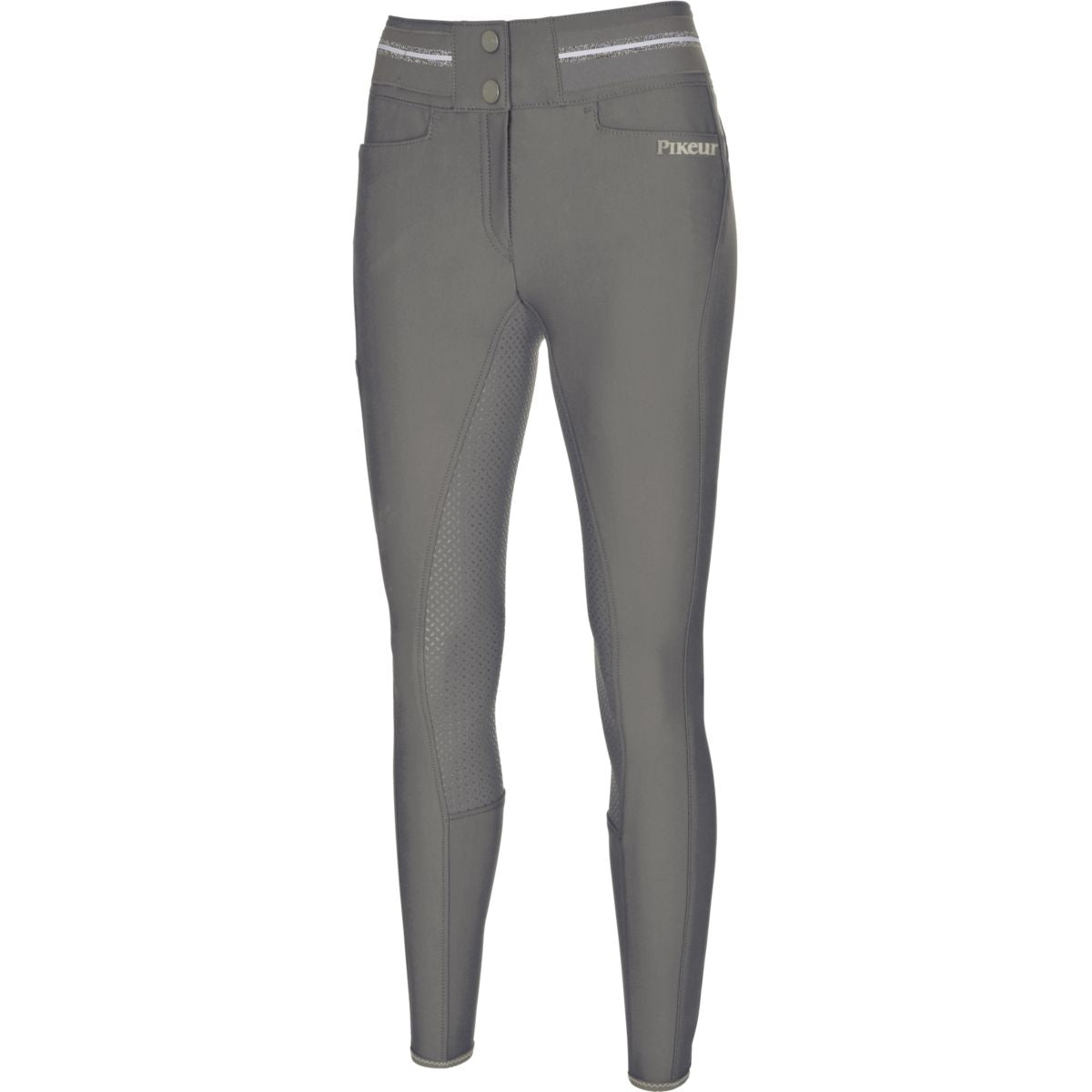 Pikeur Rijbroek Calanja Full Grip Light Grey