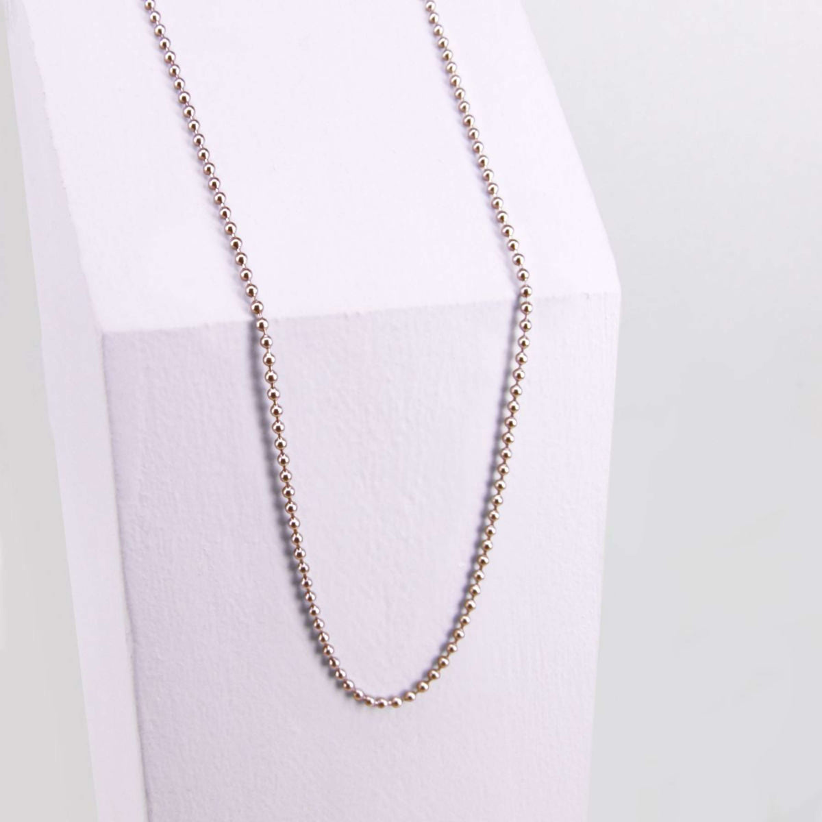 Ponytail&Co Ketting met Bolletjes Roségoud