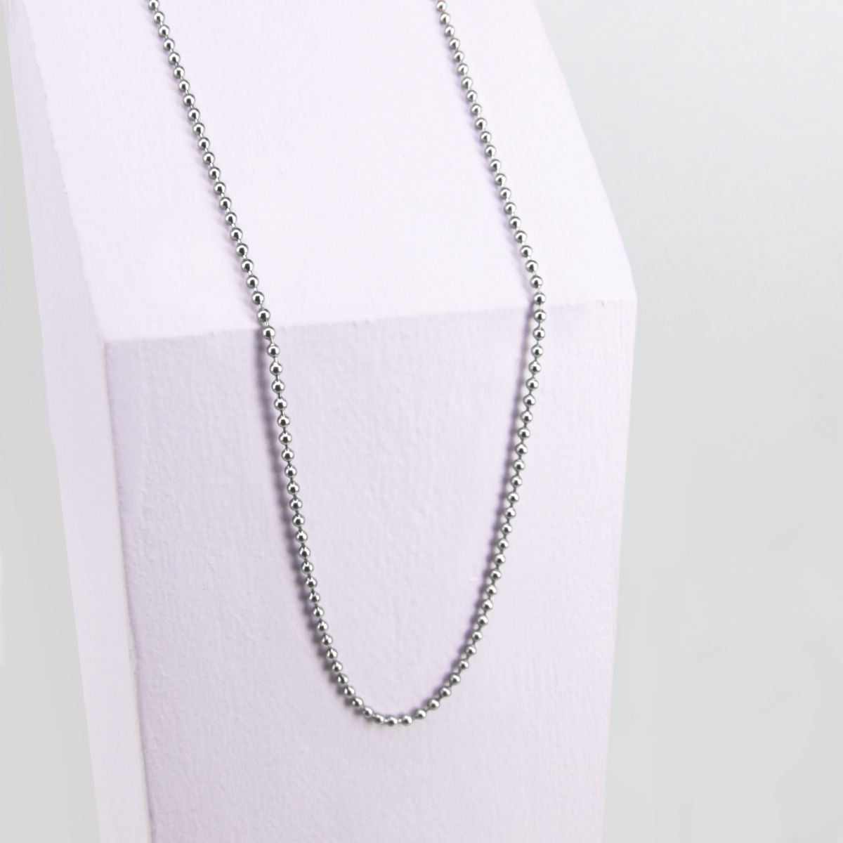 Ponytail&Co Ketting met Bolletjes Staal