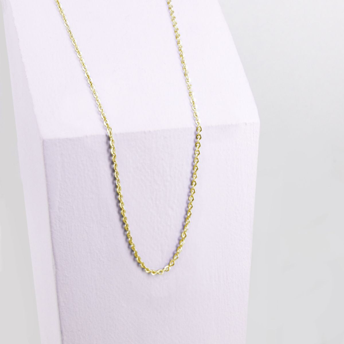 Ponytail&Co Ketting Platte Ovale Schakel Goud