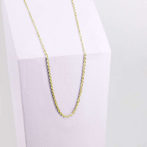 Ponytail&Co Ketting Platte Ovale Schakel Goud