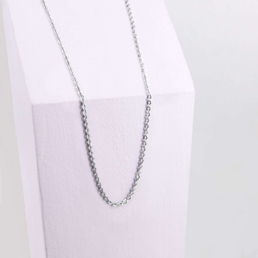 Ponytail&Co Ketting Platte Ovale Schakel Staal