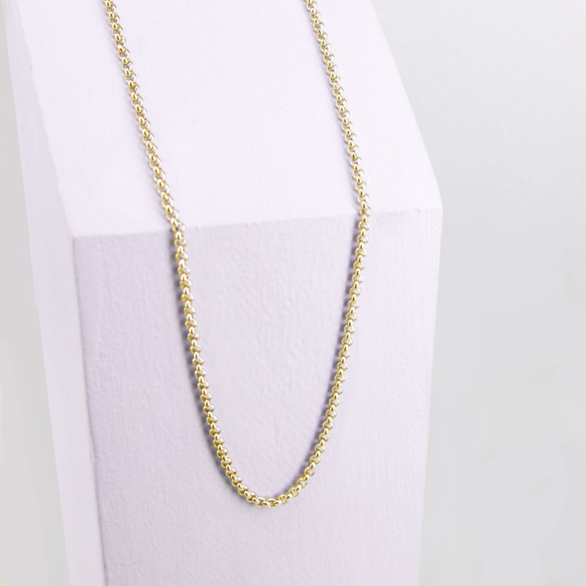 Ponytail&Co Ketting Luxe Ronde Schakel Goud