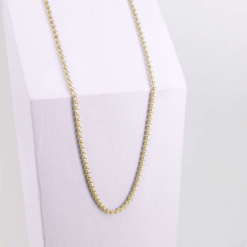 Ponytail&Co Ketting Luxe Ronde Schakel Goud