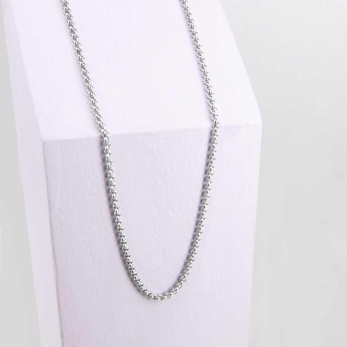 Ponytail&Co Ketting Luxe Ronde Schakel Staal