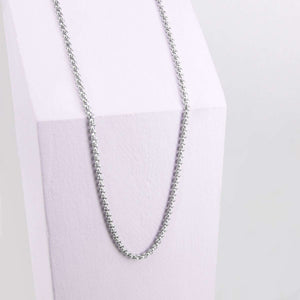 Ponytail&Co Ketting Luxe Ronde Schakel Staal