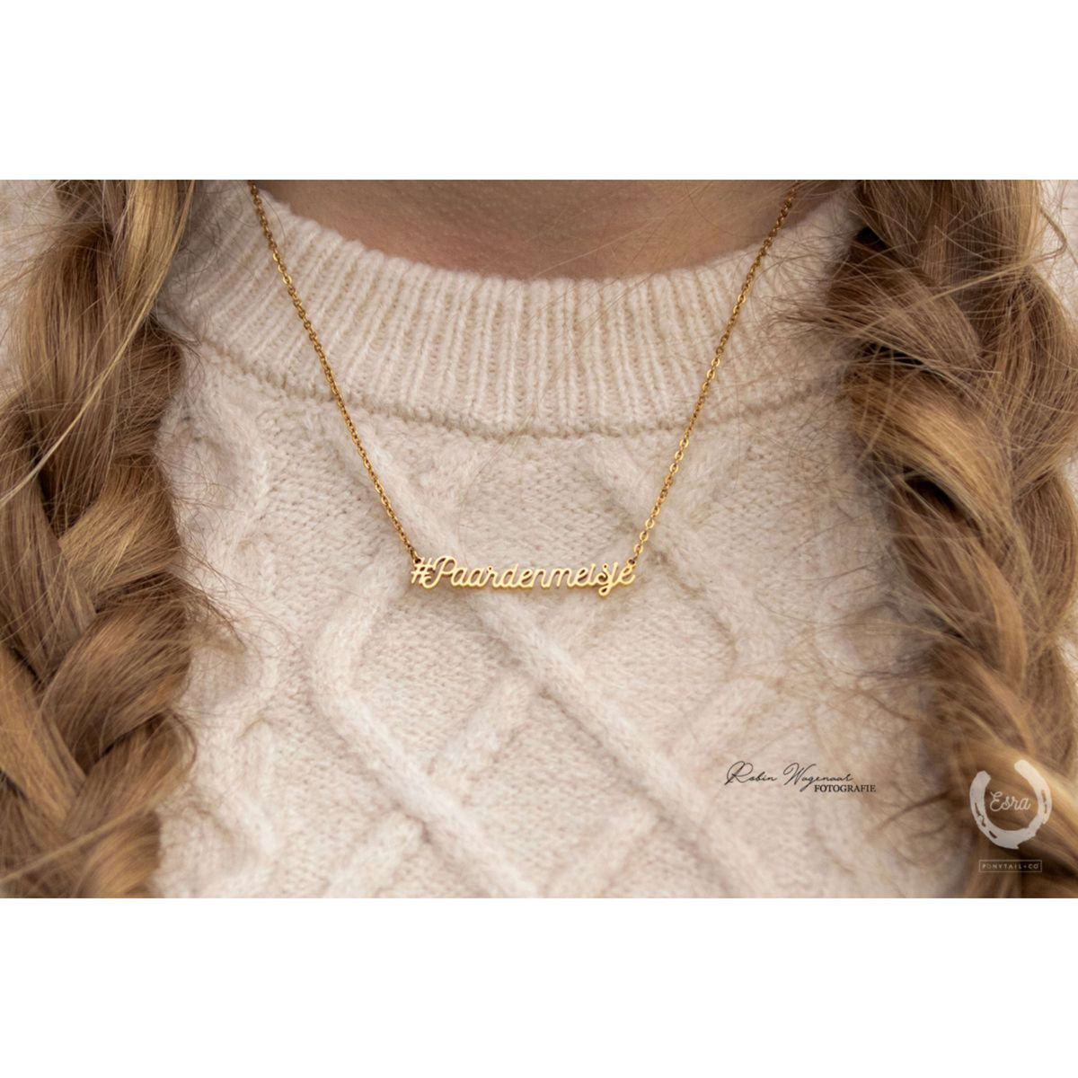 Ponytail&Co Ketting Paardenmeisje Esra de Ruiter Goud