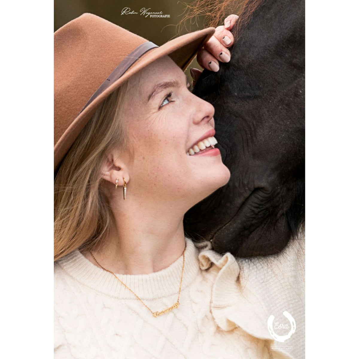 Ponytail&Co Ketting Paardenmeisje Esra de Ruiter Rosé goud