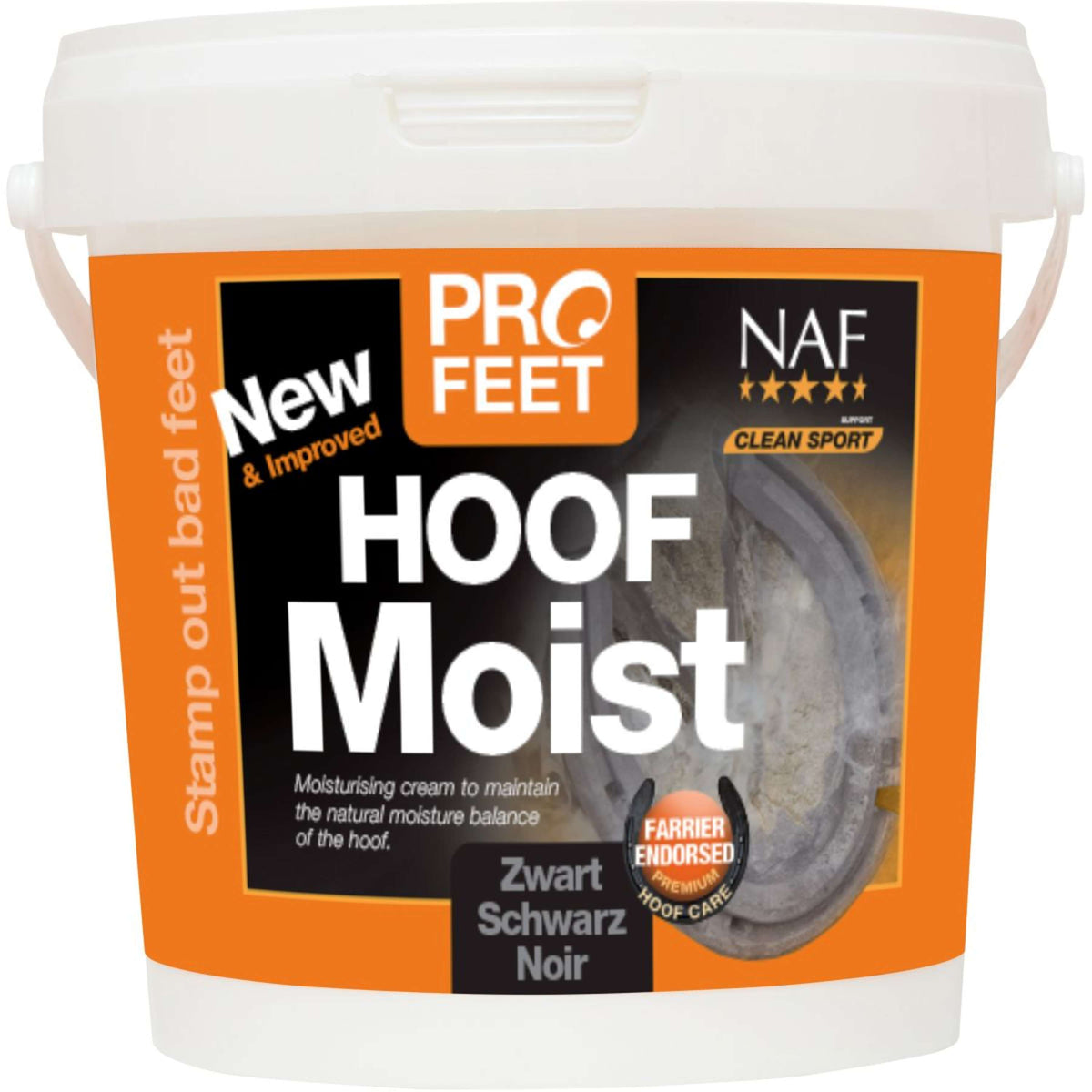 NAF Profeet Hoof Moist Zwart