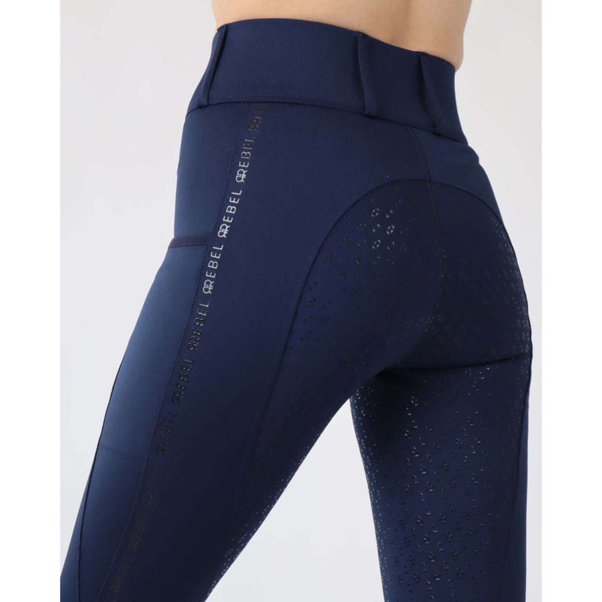 Rebel Pull On Rijlegging Tone in Tone Full grip Navy