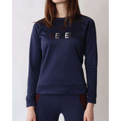 Rebel Sweater Functional Multicolor Logo Navy