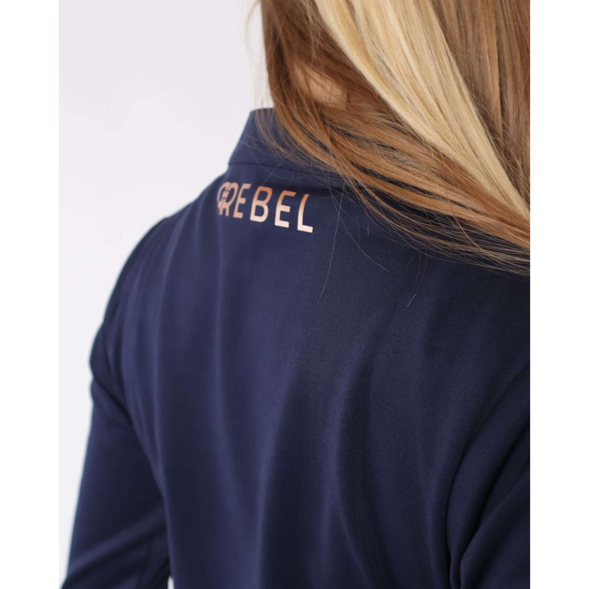 Rebel Vest Bid-Chain Rosegoud Logo Navy