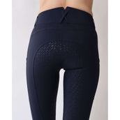 Rebel Rijbroek Highwaist Full grip Navy