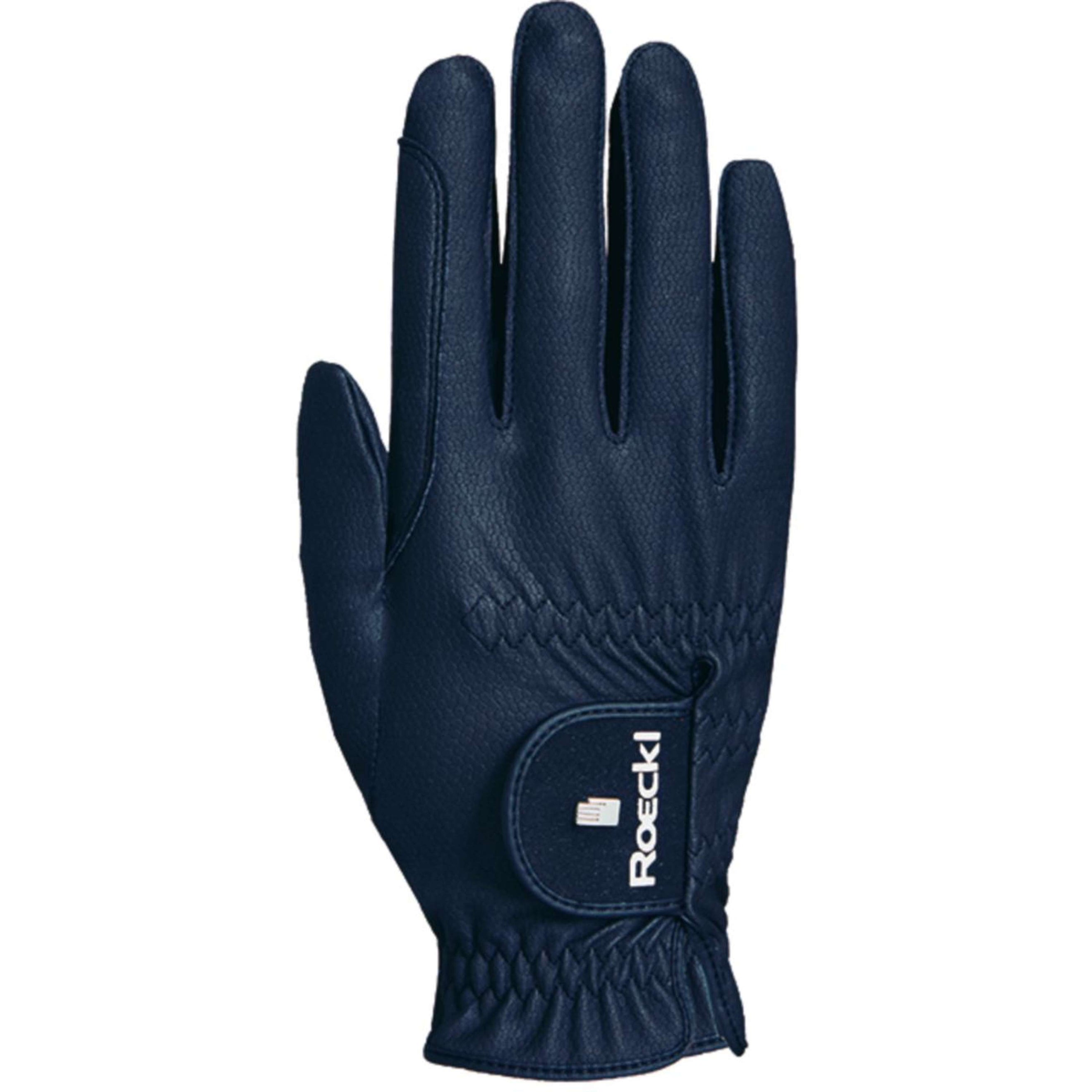 Roeckl Rijhandschoenen Roeck-Grip Pro Navy Blauw Roeckl Rijhandschoenen Roeck-Grip Pro Navy Blauw