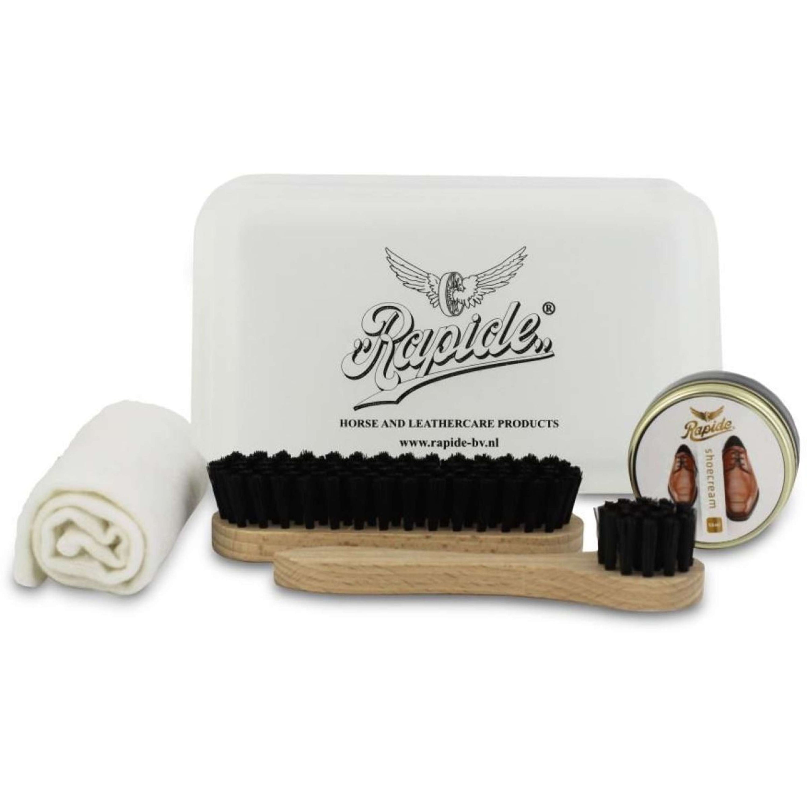 Rapide Schoenpoetsset Zwart Rapide Schoenpoetsset Zwart