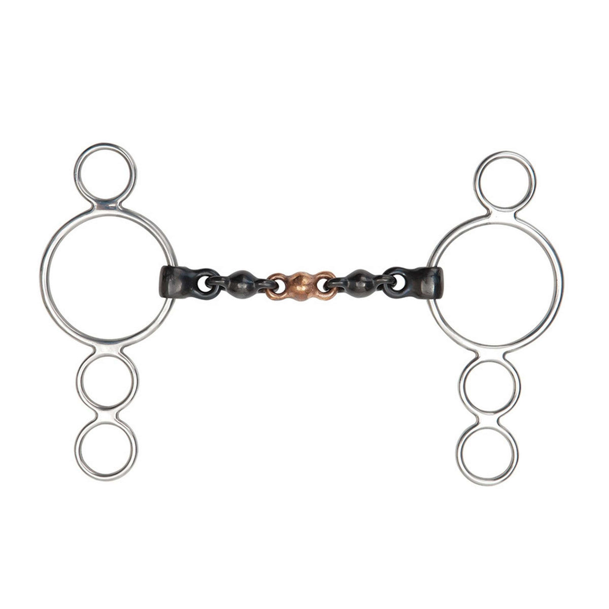 Shires Bit 3 Ring Pessoa Sweet Iron