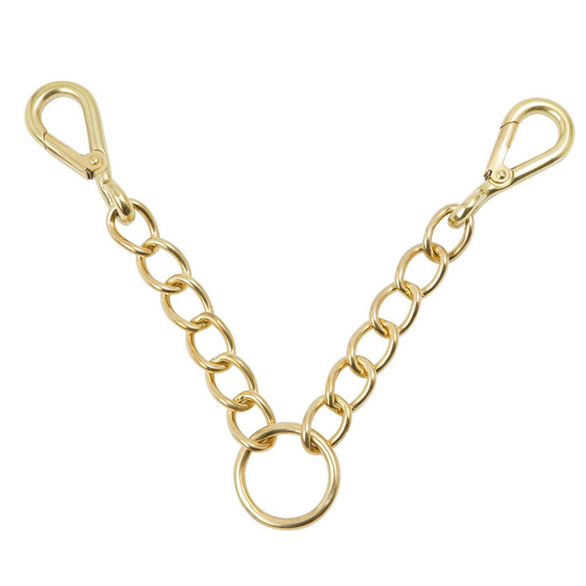 Shires Grote Newmarket Ketting Brass Plated