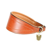 Digby & Fox Halsband Greyhound Gewatteerd Tan