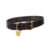 Digby & Fox by Shires Halsband Vlak Leder Bruin