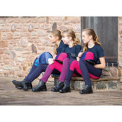 Wessex Jodhpur Rijbroek Two Tone Navy/Roze