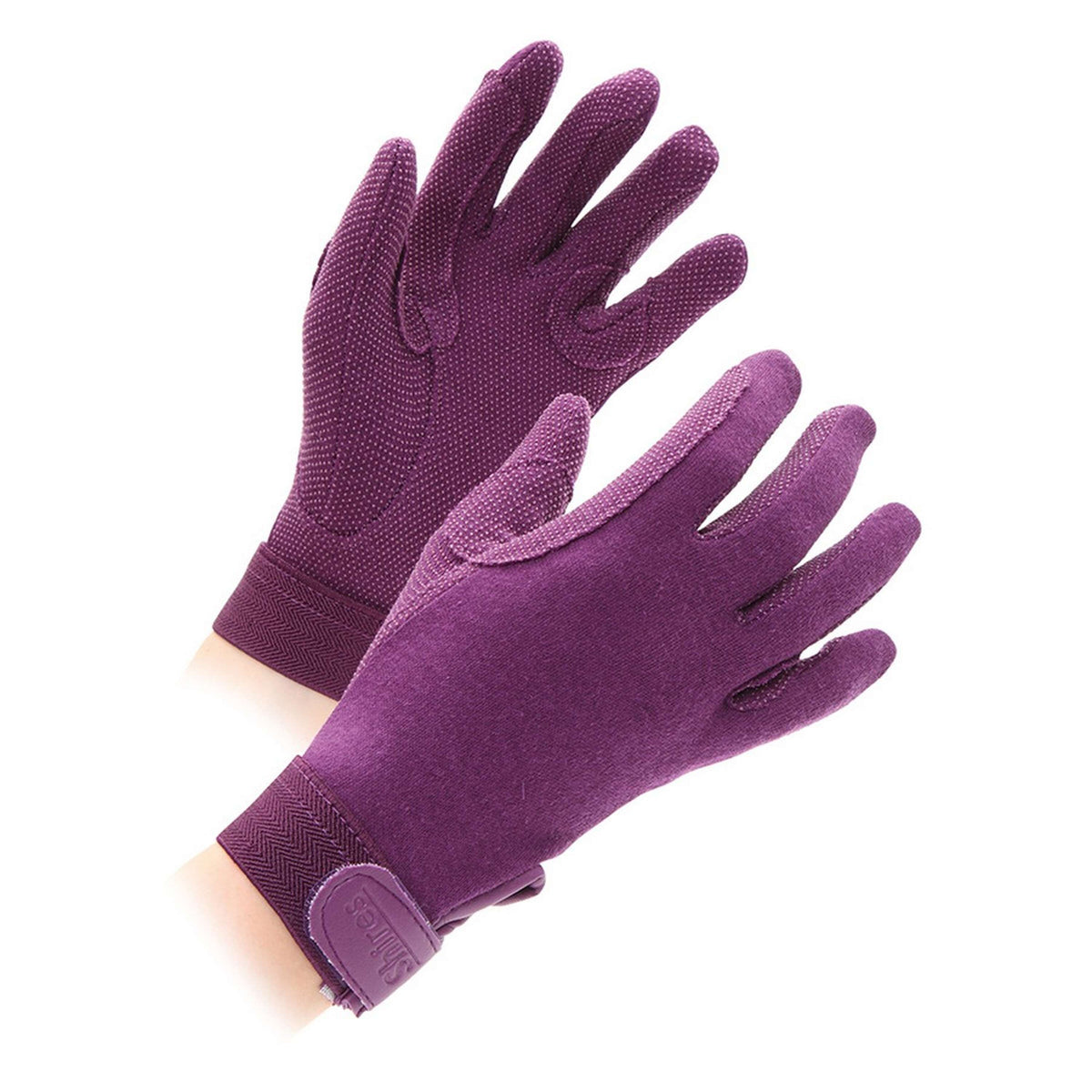 Shires Rijhandschoenen Newbury Volwassenen Purple