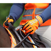 Equi-Flector Rijhandschoen Oranje