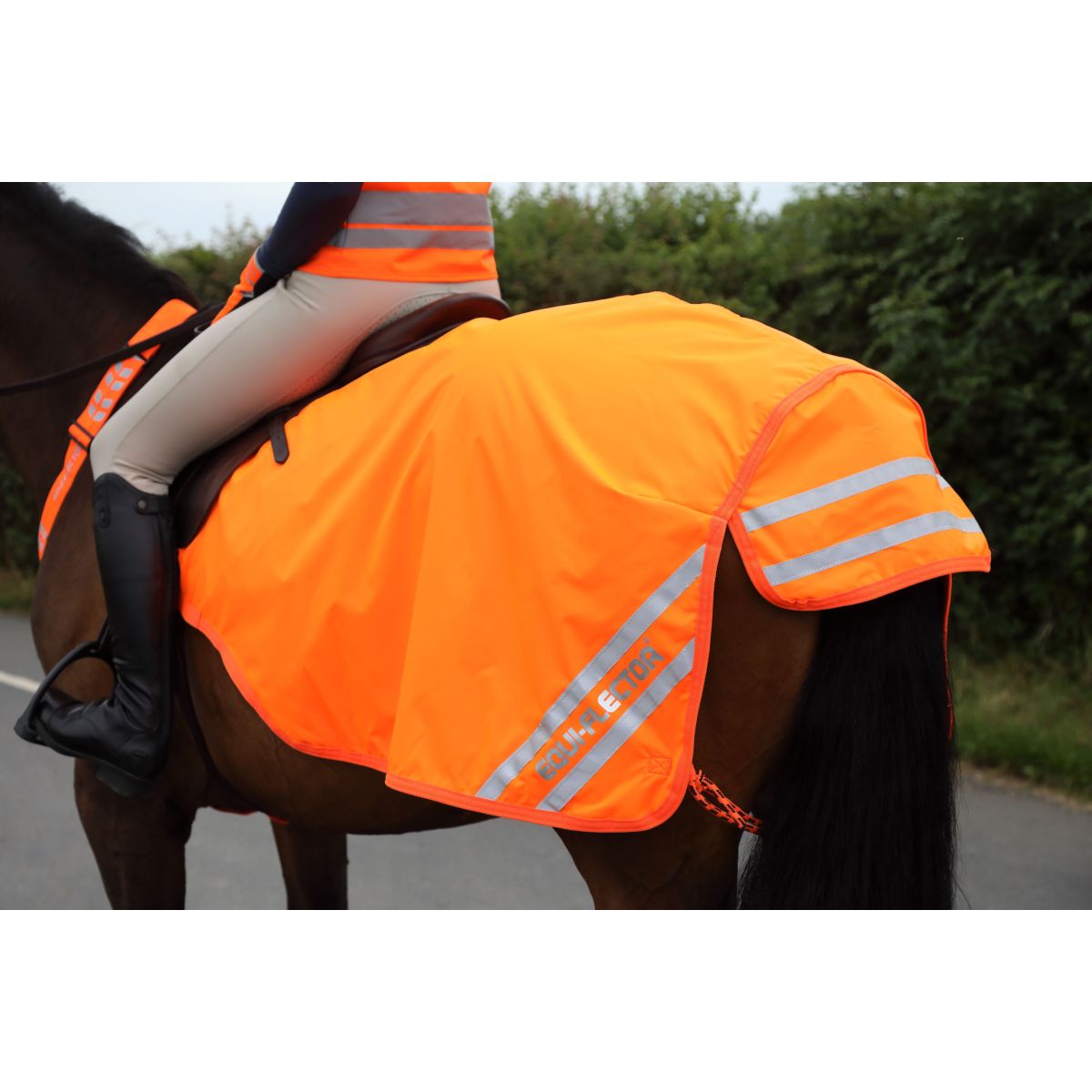 Equi-Flector Uitrijdeken Mesh Reflecterend Oranje