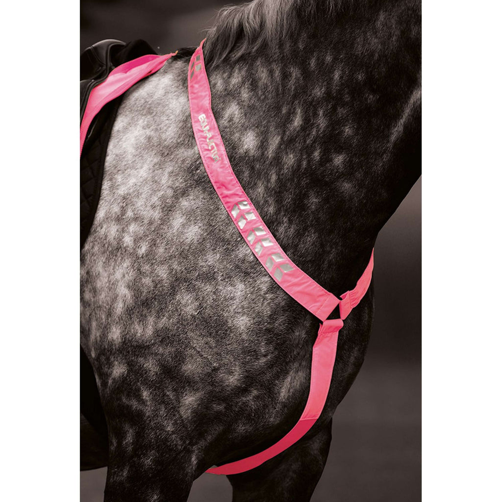 Equi-Flector by Shires Borststuk Reflecterend Fluor Roze