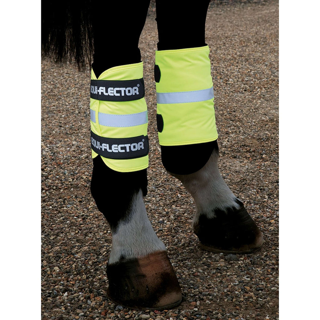 Equi-Flector by Shires Arm/been band Reflecterend Geel