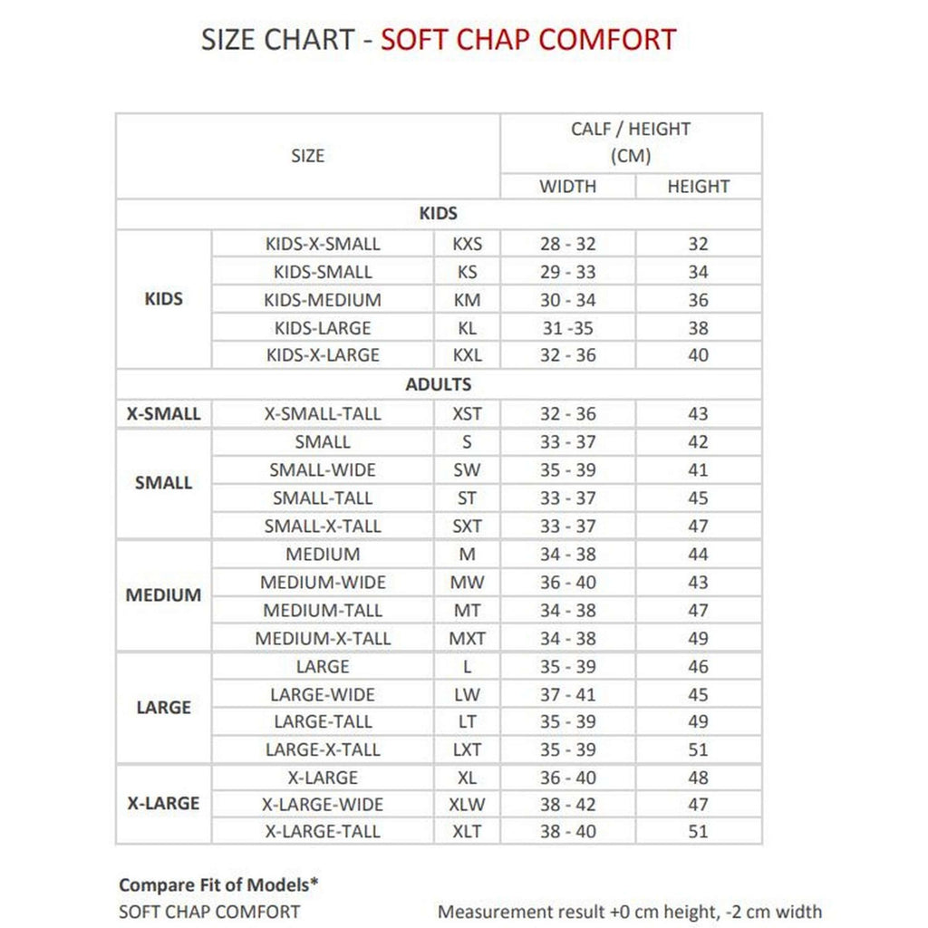 Suedwind Chaps Comfort Soft Back Zip Zwart