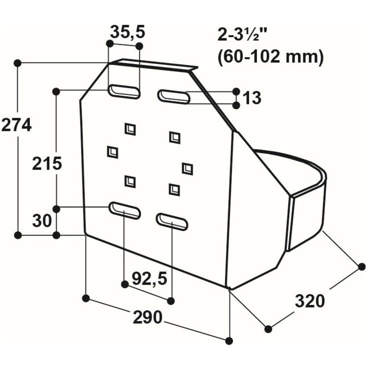 Suevia Beschermbeugel voor Drinkbak Model 12P 25R